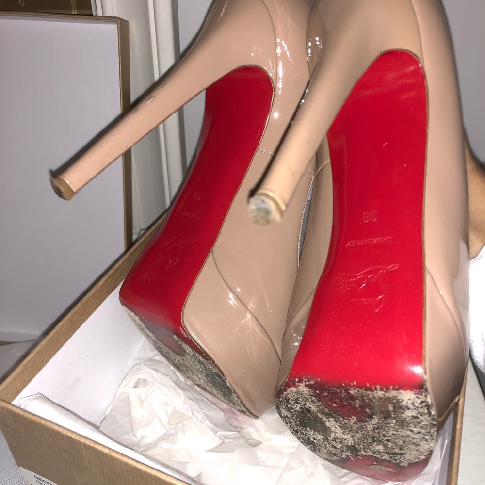 Christian Louboutin nude jazz calf - Picture 3 of 3